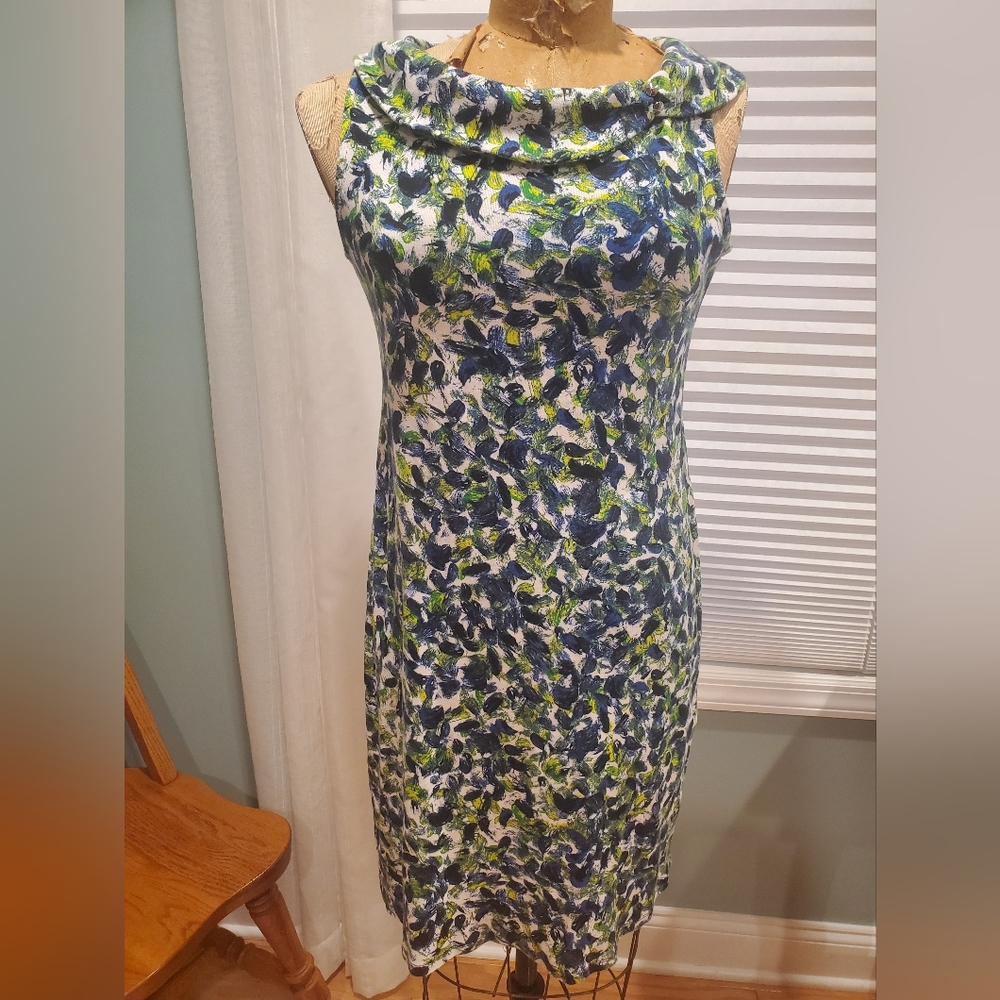 Green and Blue Dress